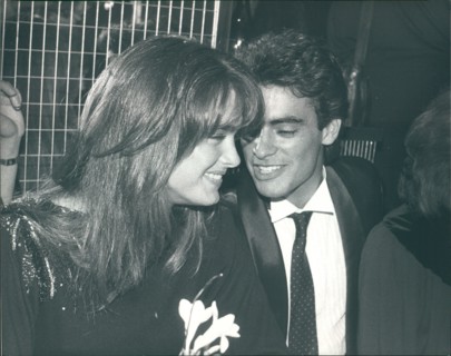 Actress Brooke Shields and boyfriend, French actor Anthony Delon