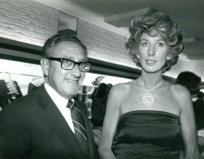 Henry Kissinger and his wife Nancy Kissinger