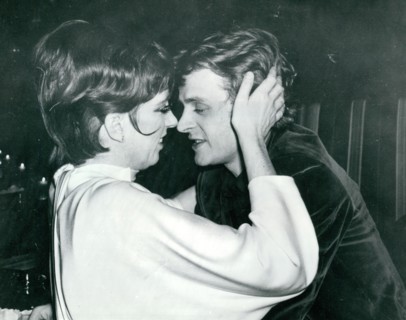 Liza Minnelli and Mikhail Baryshnikov at Studio 54 in New York