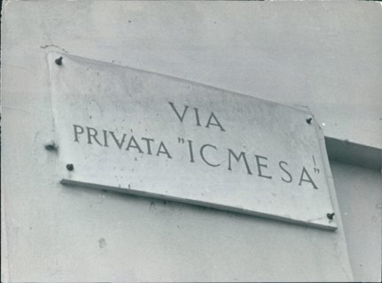 Sign for Private Street Icmesa was a street named scornfully by the people of Seveso, Italy following the Icmesa Factory disaster in which residents of Seveso and Icmesa workers were poisoned during a...