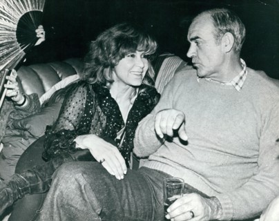 Michele Connery and husband Sean Connery at Studio 54 in New York