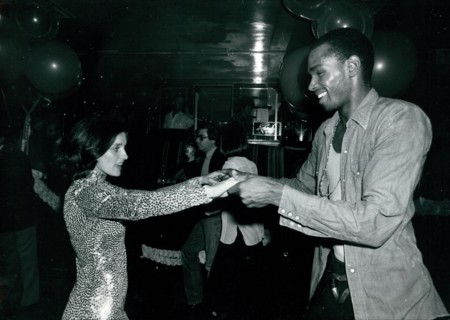 Margaret Trudeau dancing with Sterling St. Jacques