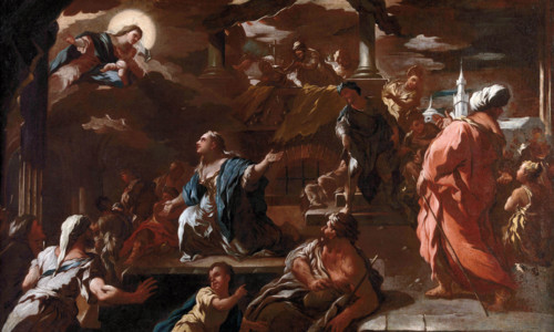 Luca Giordano (born October 18, 1634, died January 3, 1705), known as Fa Presto, Italian Baroque