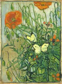 Butterflies and Poppies (1890)