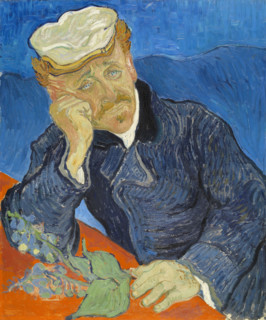 Portrait of Dr. Gachet, a painting he created in 1890, a few weeks before his suicide, by Vincent