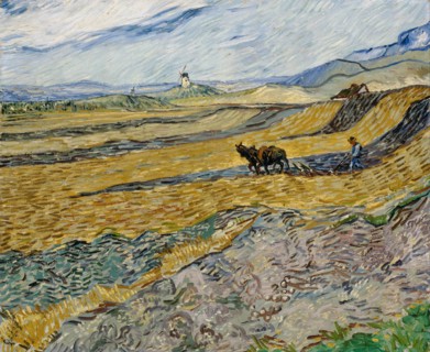 Enclosed Field with Plowman (1889)