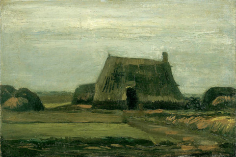 Farm with Stacks of Peat (1883)