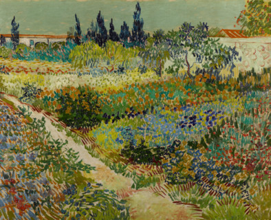 Garden at Arles, painting by Vincent Willem van Gogh (born March 30, 1853 in Groot-Zundert, died