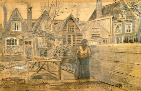 Houses Seen From The Back Window Of Siens Mothers House (1882)