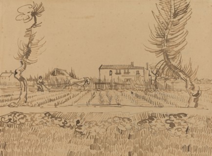 Plowman in the Fields near Arles (1888)