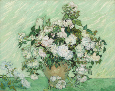 Roses (1890), a painting by Vincent Willem van Gogh (born March 30, 1853, in Groot-Zundert; died