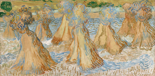 Sheaves of Wheat (July 1890), a painting by Vincent Willem van Gogh (born March 30, 1853, in