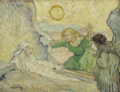 The Raising of Lazarus (after Rembrandt) is a painting by Vincent van Gogh