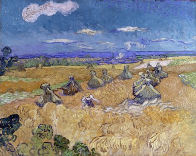 Wheat Fields with Reaper