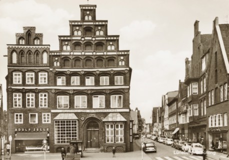 Germany, Luneburg, Industrie-und Handelskammer, Chamber of Commerce and Industry, on the Am Sande square, 1958 circa