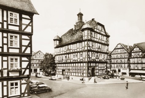 Germany, Melsungen, Rathaus, Townhall, 1958 circa