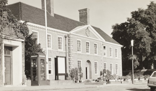 United Kingdom, Bury St Edmunds, Borough Offices, Suffolk, England, 1961 circa