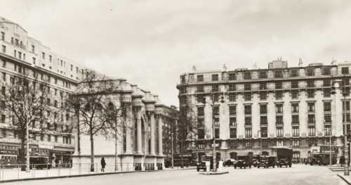 United Kingdom, Marble Arch looking East, London, 1958 circa