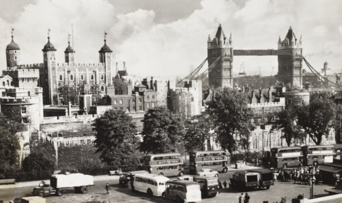 United Kingdom, Tower Hill, London Bridge, London 1959 circa