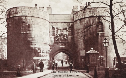 United Kingdom, The Middle Tower, Tower of London 1890 circa