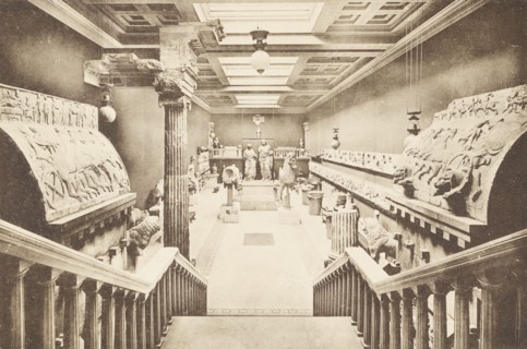United Kingdom, Mausoleum Room at The British Museum, London 1880 circa