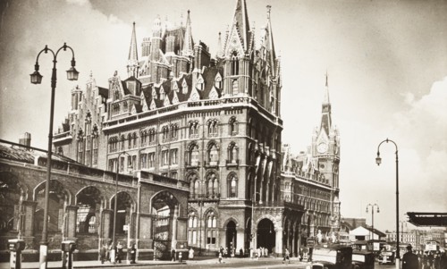 United Kingdom, Saint Pancras Station, London 1958 circa