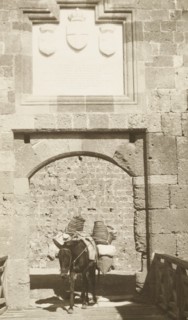 Greece, Rhodes Ameglio City Gate,1890 circa