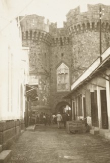Greece, Rhodes Sea Gate or Saint Catherine's Gate, 1890 circa