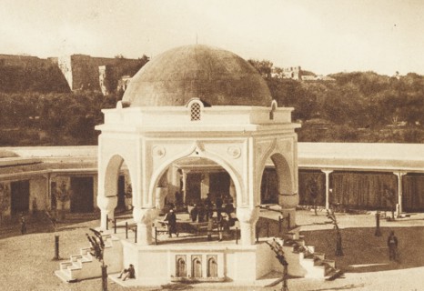 Greece, Rhodes The Fish Market Pavilion in the New Market during Italian occupation, 1930 circa