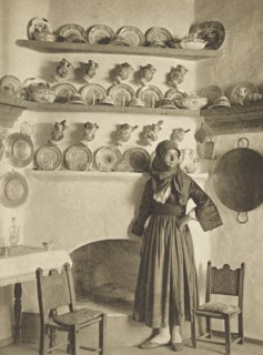 Greece, Island of Skyros, Woman in traditional costume, 1960 circa