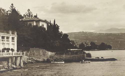 Jugoslavia, Croatia, Susak-Pecine waterfront in Rijeka, Fiume 1910 circa
