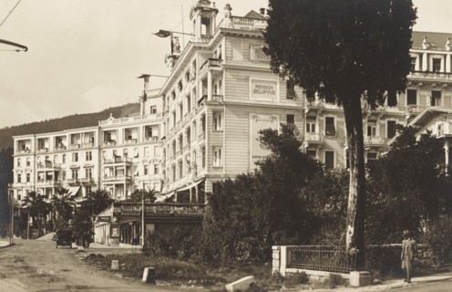 Jugoslavia, Croatia, Abbazia, Hotel Belle Vue 1920 circa