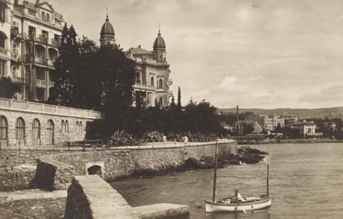 Jugoslavia, Croatia, Villa Madonna today known as Villa Schalek or part of the Admiral Casino in Opatija, formerly Abbazia, in Croatia, 1920 circa