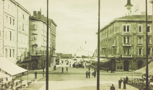 Croatia, Fiume City Dante Square, 1913 circa