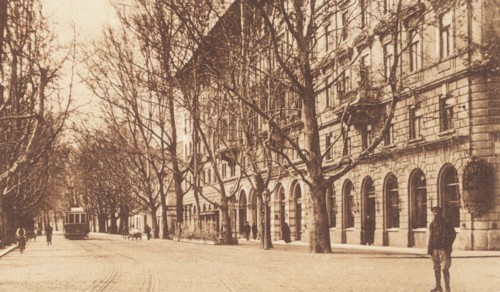 Croatia, Fiume City, Benito Mussolini avenue, 1924 circa