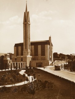 Croatia, Fiume, The Church of San Romualdo and All Saints formerly known as the Votive Temple, by architect Bruno Angheben and built between 1928 and 1934