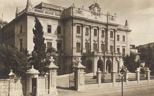 Croatia, Fiume, the Governor's Palace by architect Alajos Hauszmann, it was the residence of Gabriele D'Annunzio during the occupation of the city in 1919-1920