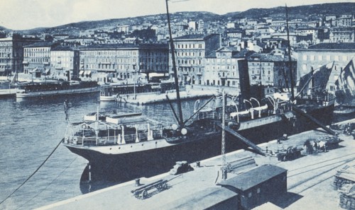Croatia, Fiume, The Harbour, 1927 circa