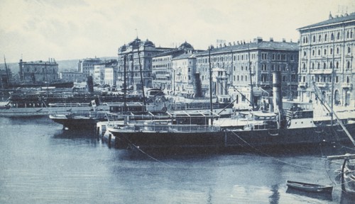 Croatia, Fiume, The Harbour, Riva Emanuele Filiberto, 1927 circa