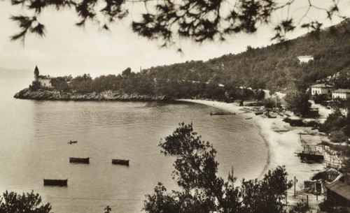 Croatia, Laurana, Medea Beach, 1920 circa