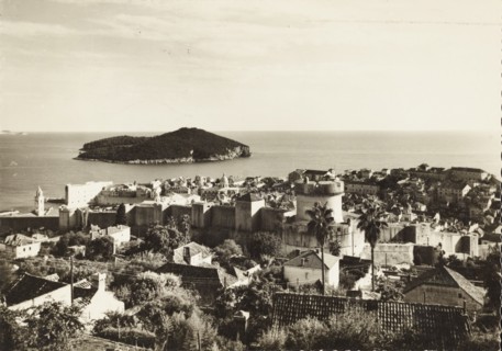 Croatia, view of Dubrovnik, Ragusa, 1959 circa