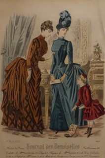 Illustration from the French magazine Journal des Demoiselles