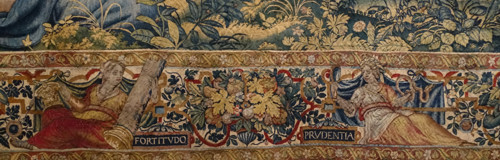 Fragment of a tapestry The Triumph of Pompey