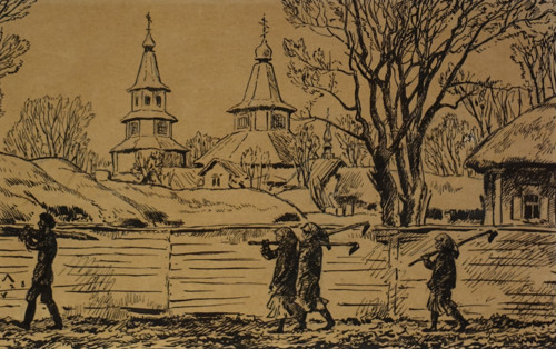Starogladkovskaya village