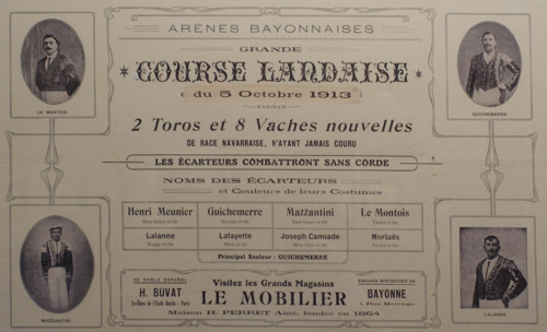 Advertisement for Bullfights