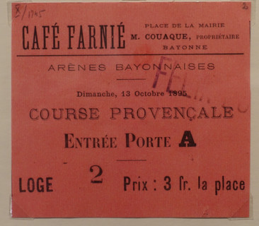 Tickets for bullfights in Bayonne