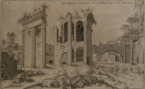 View of unknown ruins