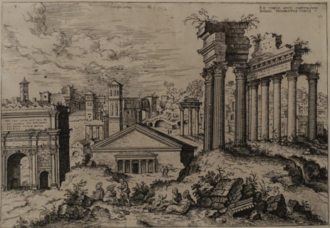 View of the Roman Forum from the Capitoline Hill