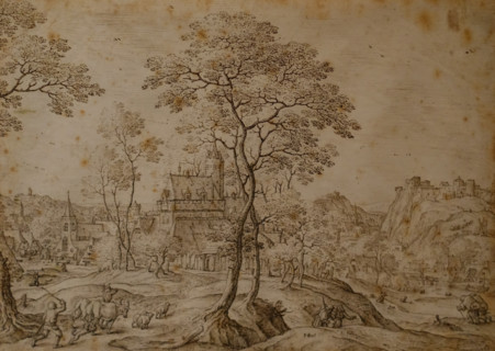 Landscape with a Castle and a Herdsman