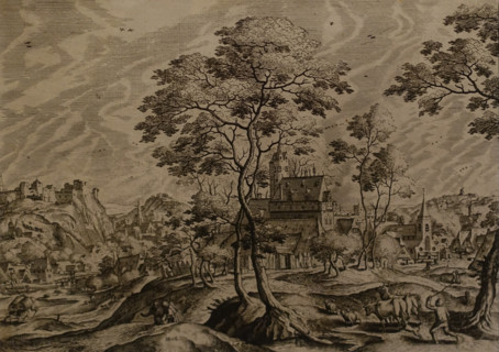 Landscape with a Castle and a Herdsman
